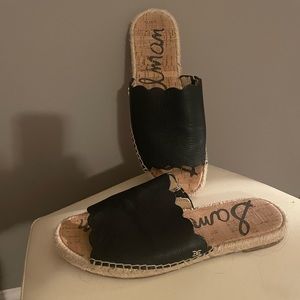 Sam Edelman slip-on black slides - Size 9.5